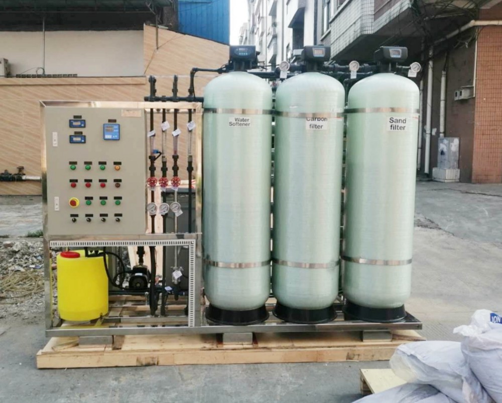 RO EDI deionized water plant 1000LPH