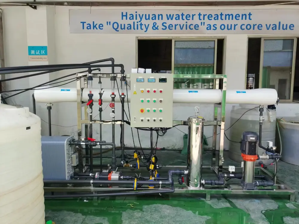 sistema de agua desmineralizada sistema de ósmosis inversa 3tph